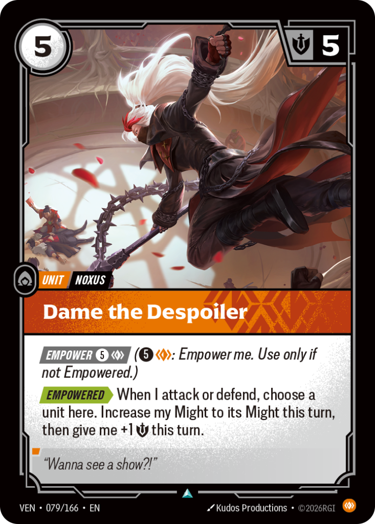 Dame the Despoiler VEN-079/166 – Vendetta – Non-Foil