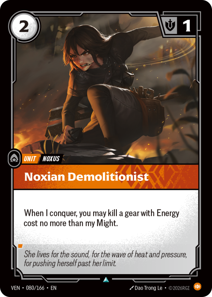 Noxian Demolitionist VEN-080/166 – Vendetta – Non-Foil