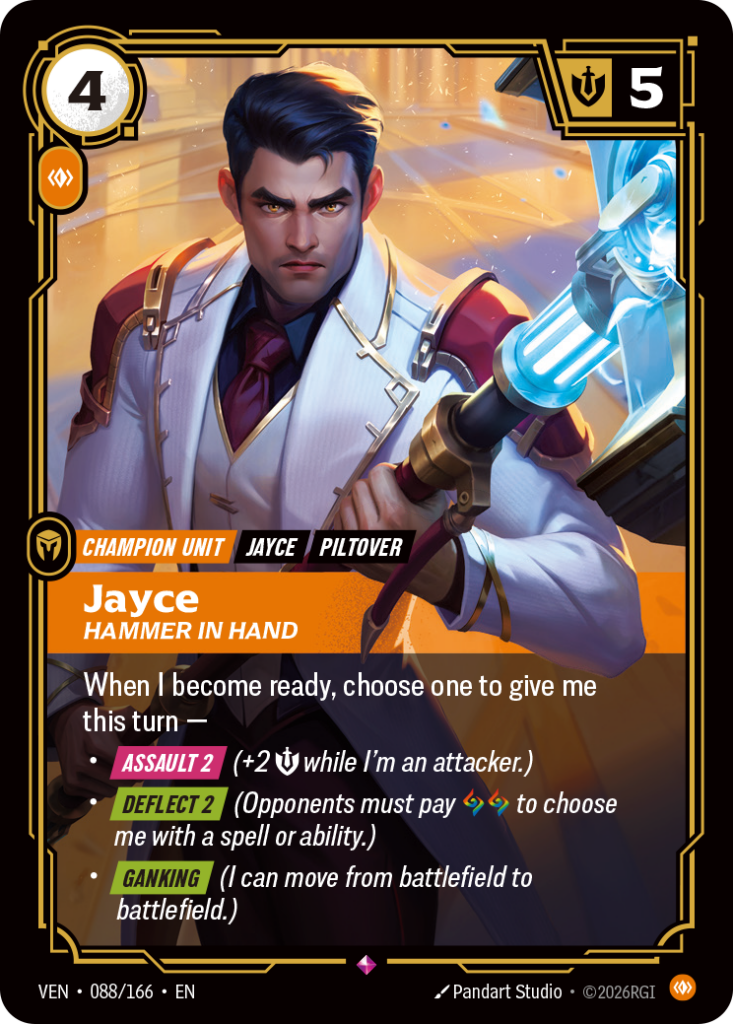 Jayce, Hammer in Hand VEN-088/166 – Vendetta – Foil