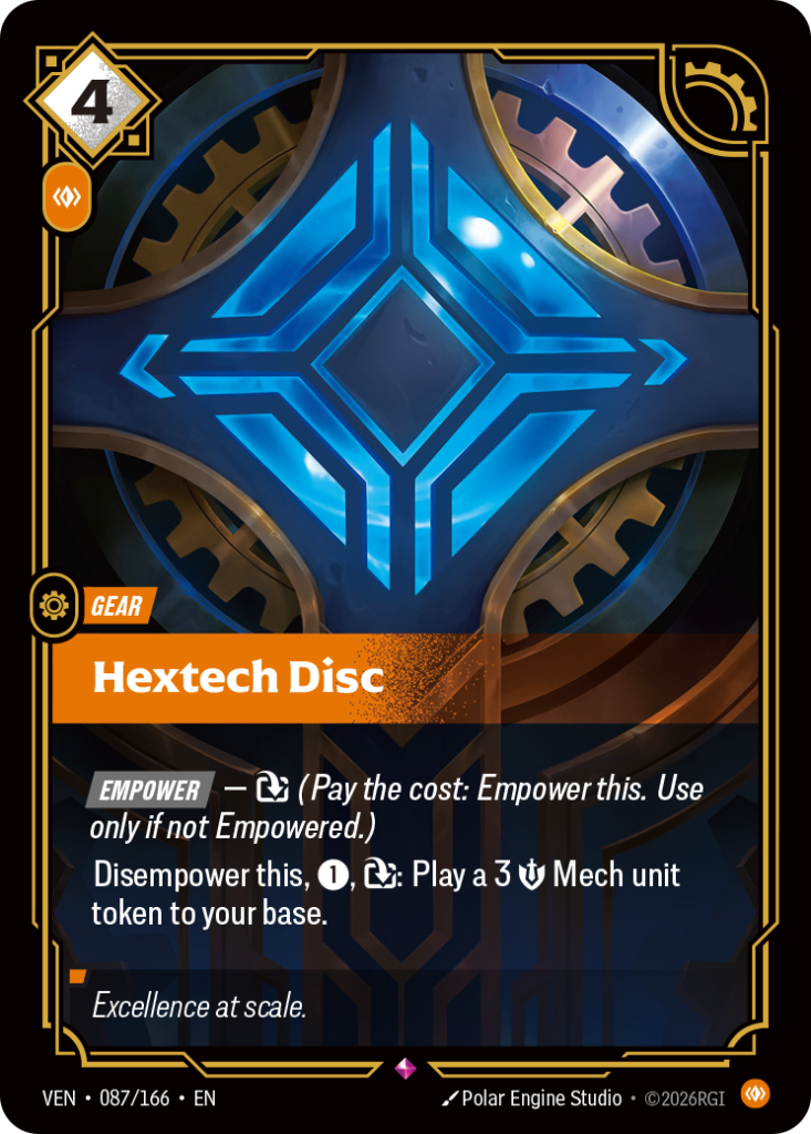 Hextech Disc VEN-087/166 – Vendetta – Foil