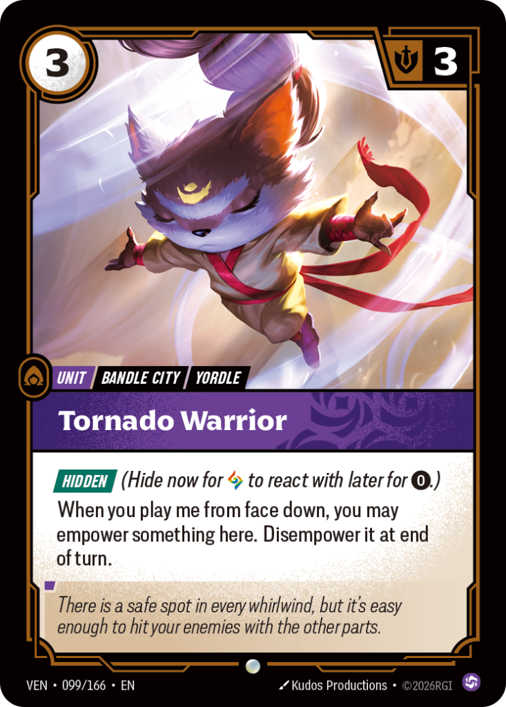 Tornado Warrior VEN-099/166 – Vendetta – Non-Foil