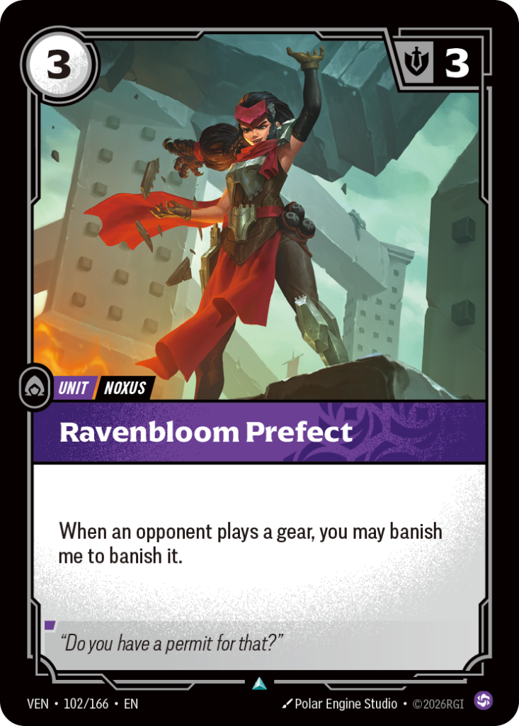 Ravenbloom Prefect VEN-102/166 – Vendetta – Non-Foil