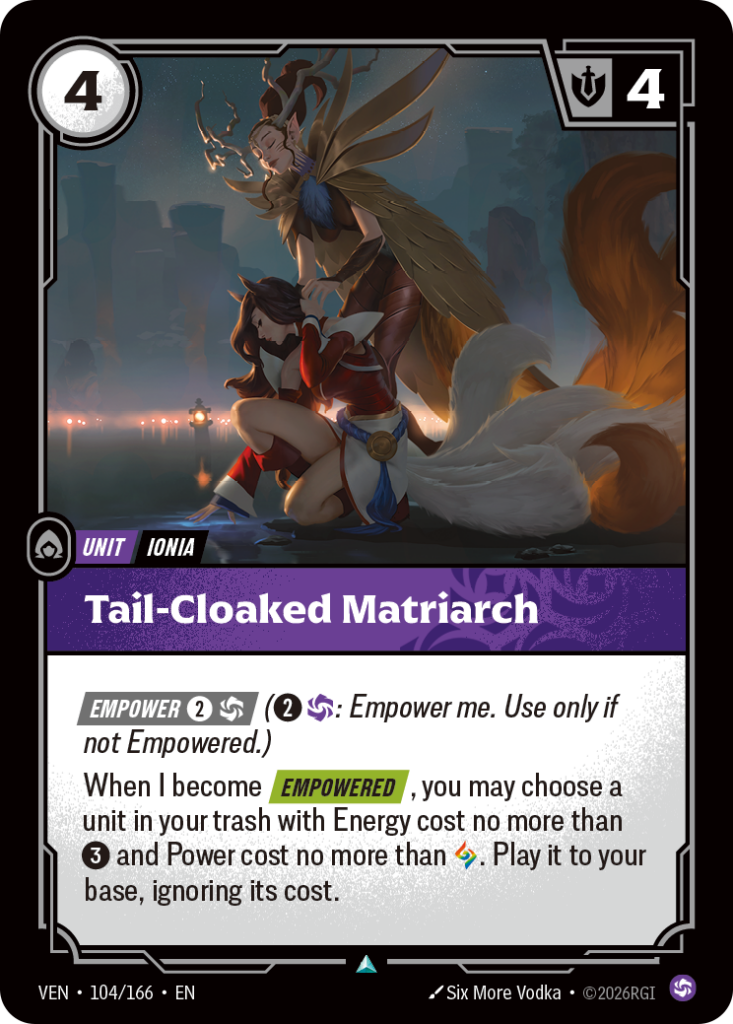 Tail-Cloaked Matriarch VEN-104/166 – Vendetta – Non-Foil
