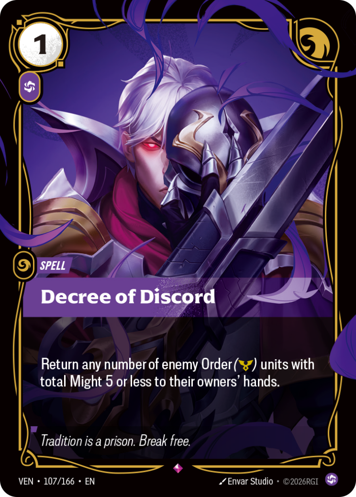Decree of Discord VEN-107/166 – Vendetta – Foil