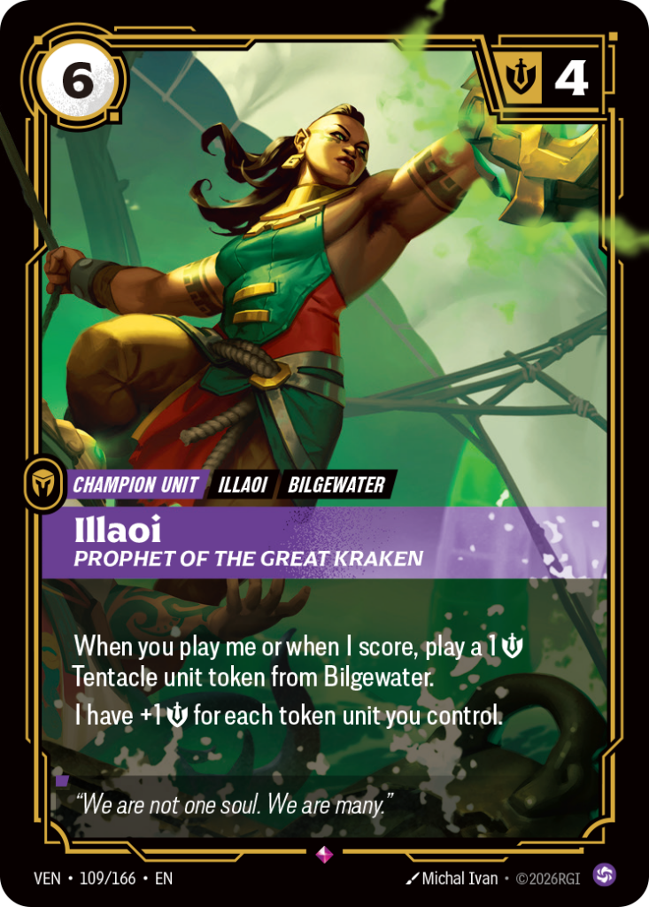 Illaoi, Prophet of the Great Kraken VEN-109/166 – Vendetta – Foil