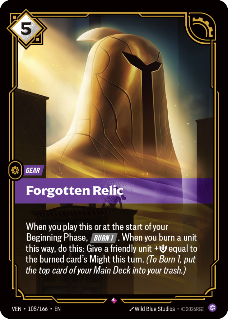 Forgotten Relic VEN-108/166 – Vendetta – Foil