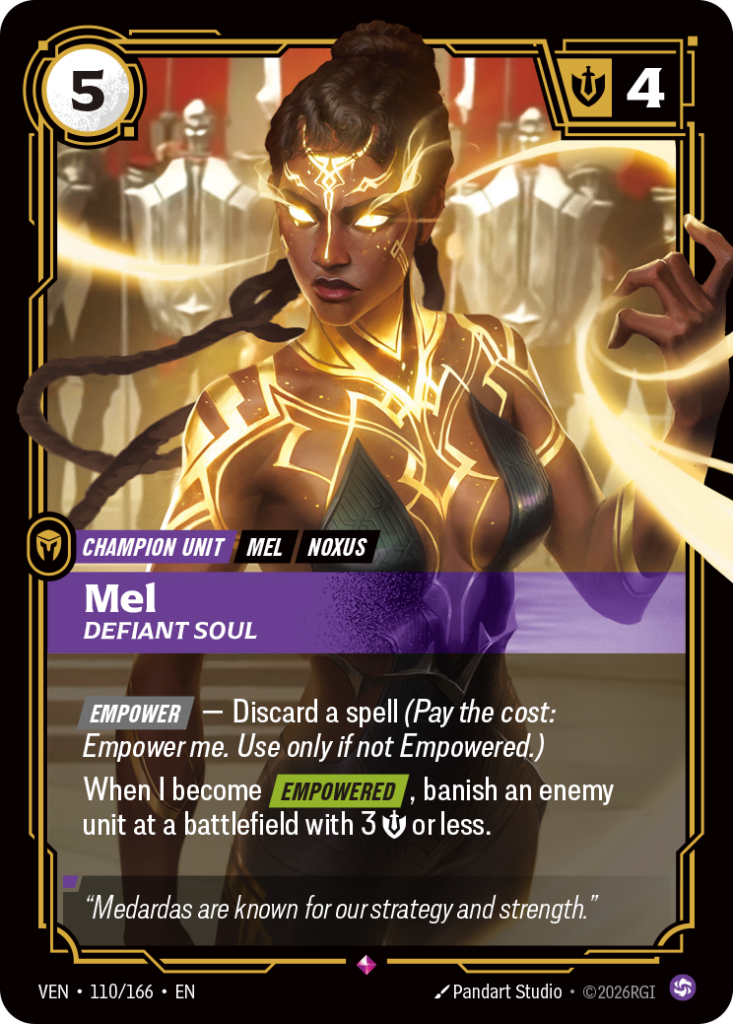 Mel, Defiant Soul VEN-110/166 – Vendetta – Foil