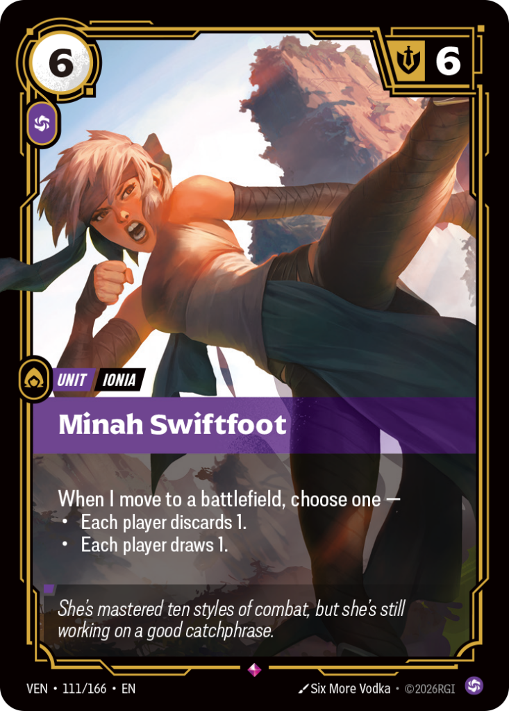 Minah Swiftfoot VEN-111/166 – Vendetta – Foil