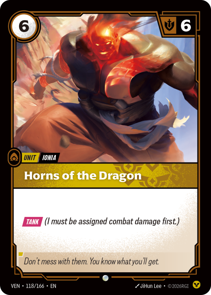 Horns of the Dragon VEN-118/166 – Vendetta – Non-Foil