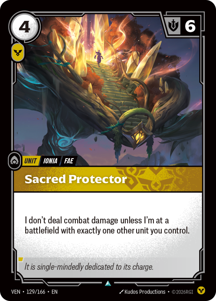 Sacred Protector VEN-129/166 – Vendetta – Foil