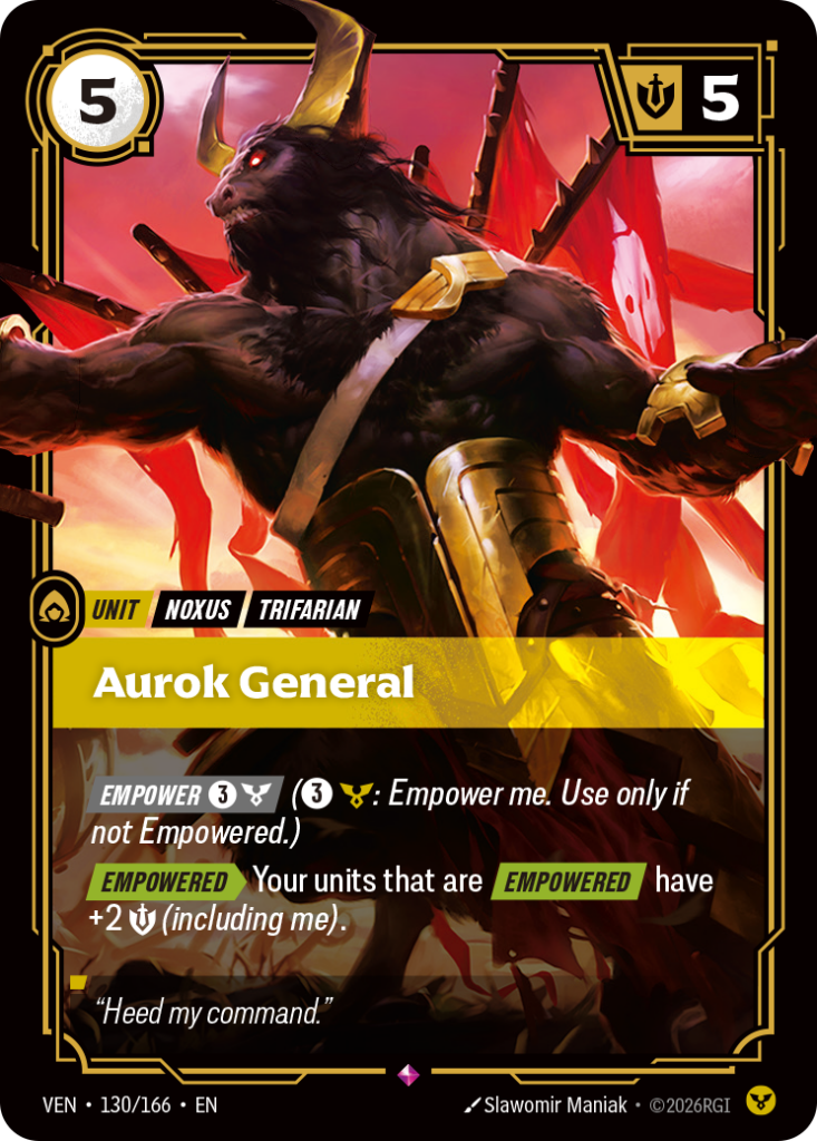 Aurok General VEN-130/166 – Vendetta – Foil