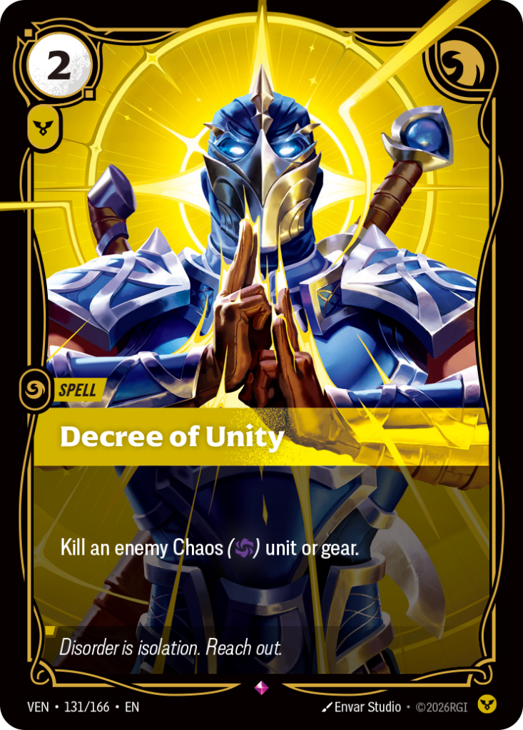 Decree of Unity VEN-131/166 – Vendetta – Foil