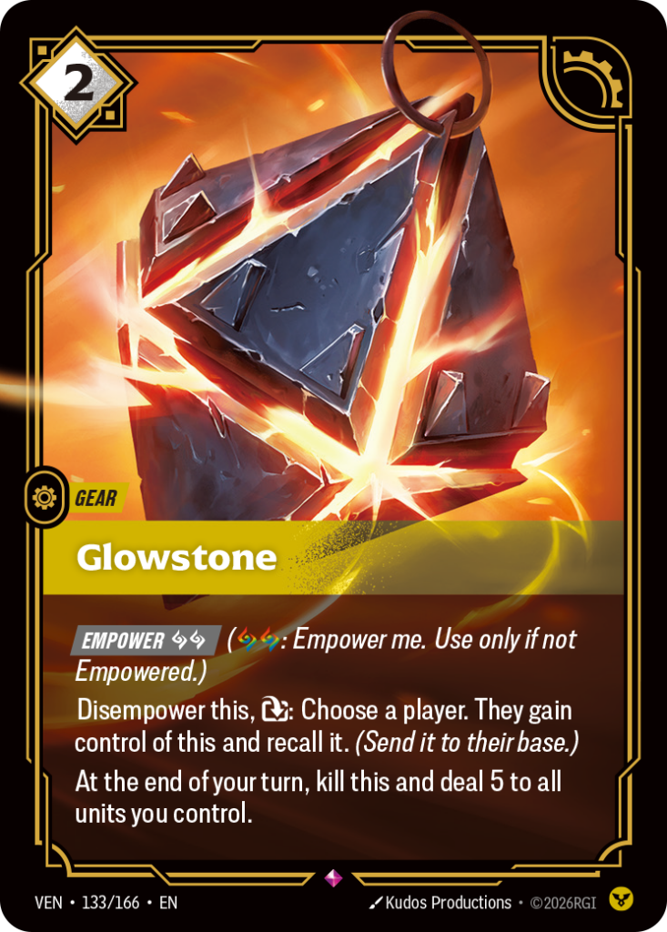 Glowstone VEN-133/166 – Vendetta – Foil