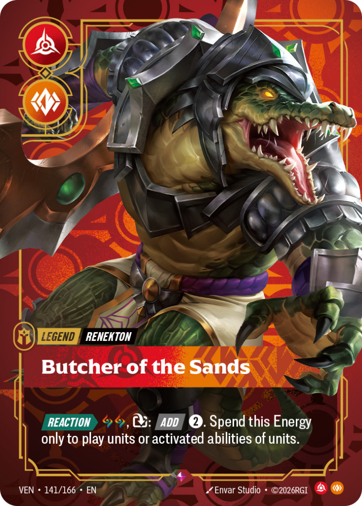 Butcher of the Sands VEN-141/166 – Vendetta – Foil