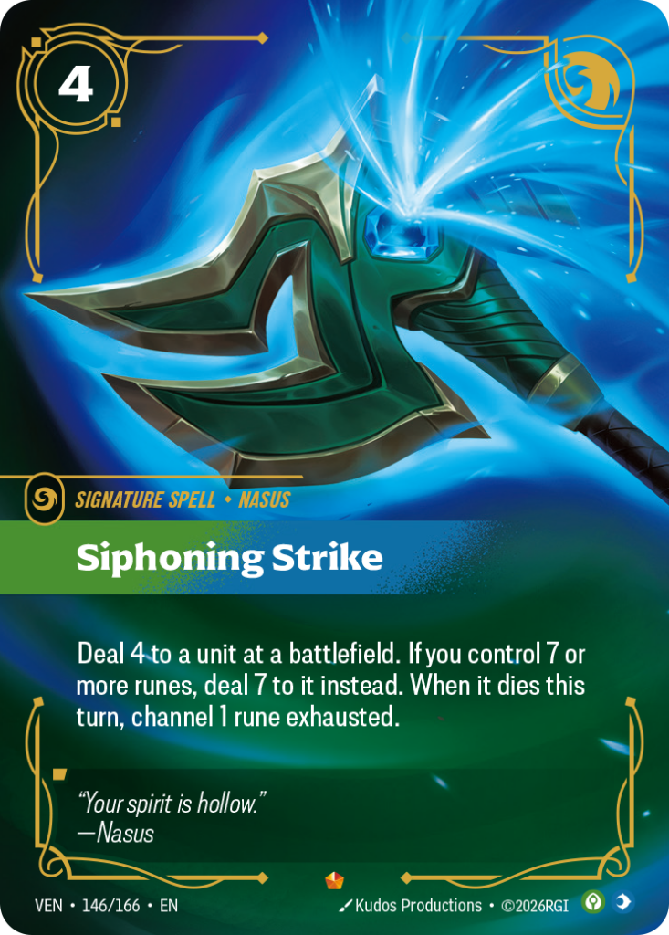 Siphoning Strike VEN-146/166 – Vendetta – Foil