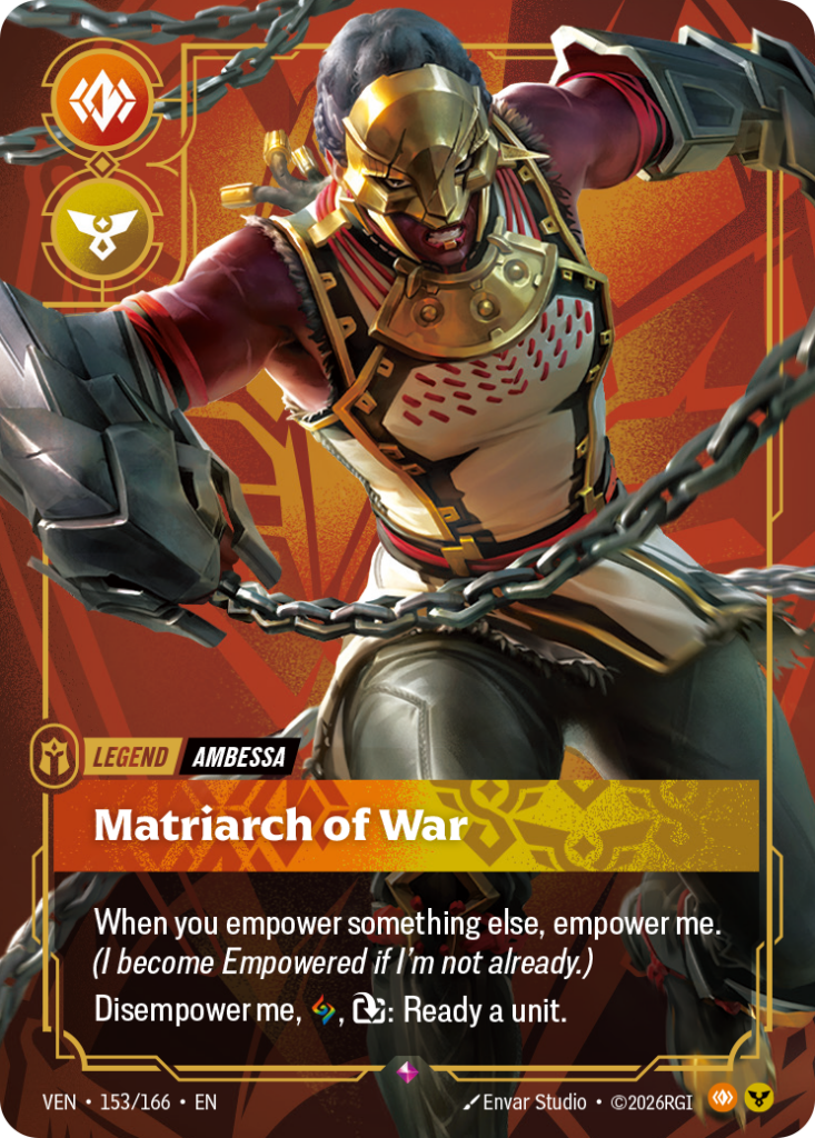 Matriarch of War VEN-153/166 – Vendetta – Foil