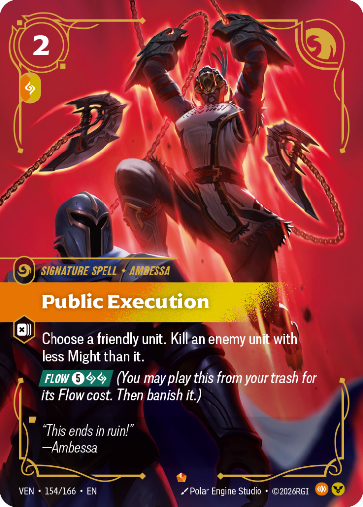 Public Execution VEN-154/166 – Vendetta – Foil