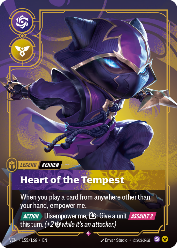 Heart of the Tempest VEN-155/166 – Vendetta – Foil