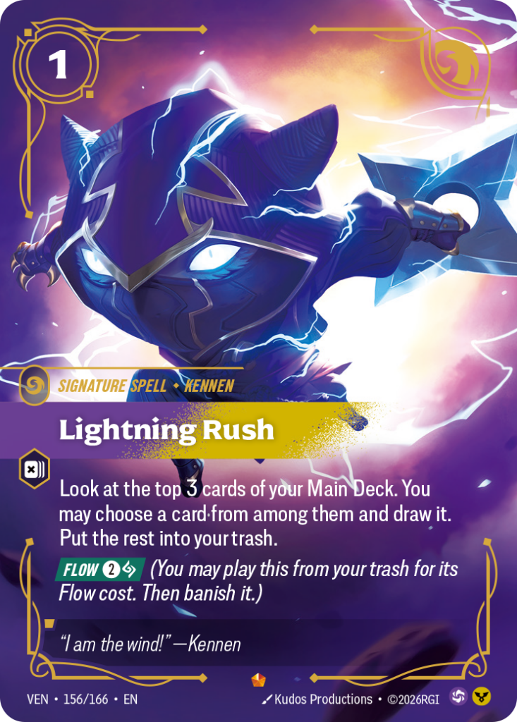 Lightning Rush VEN-156/166 – Vendetta – Foil