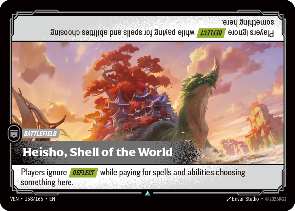 Heisho, Shell of the World VEN-158/166 – Vendetta – Non-Foil