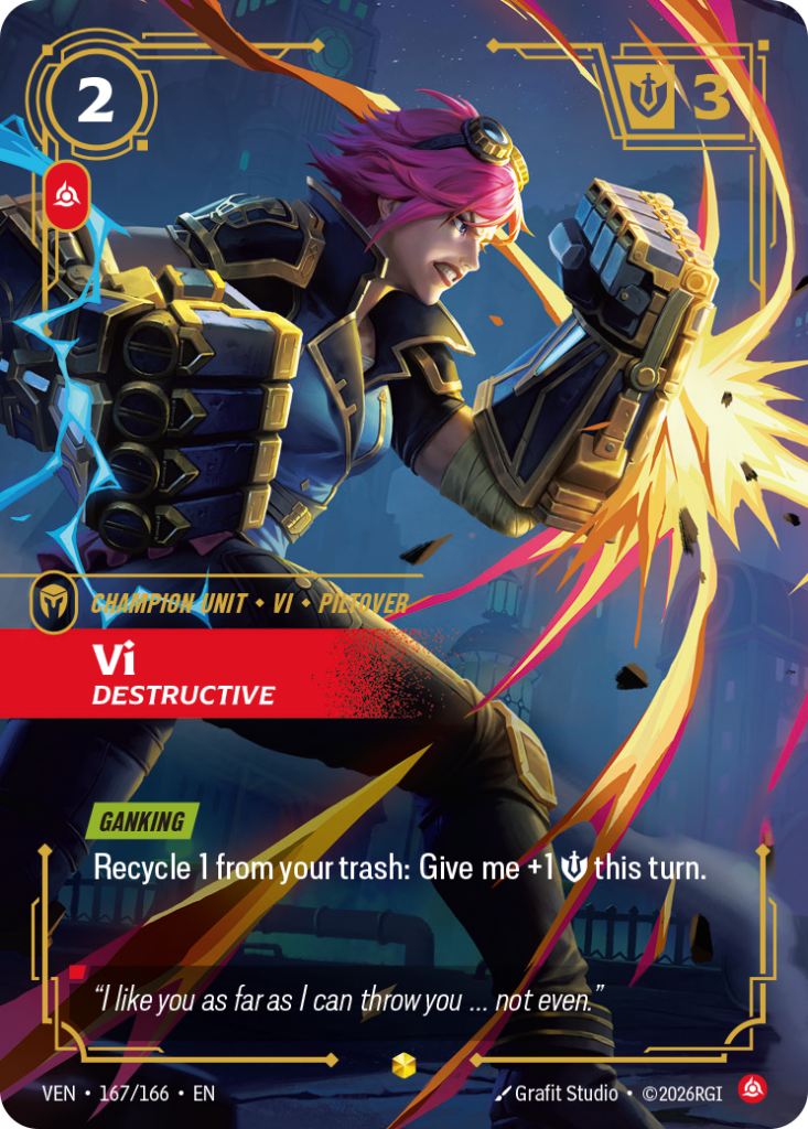 Vi, Destructive VEN-167/166 – Vendetta – Overnumbered Foil