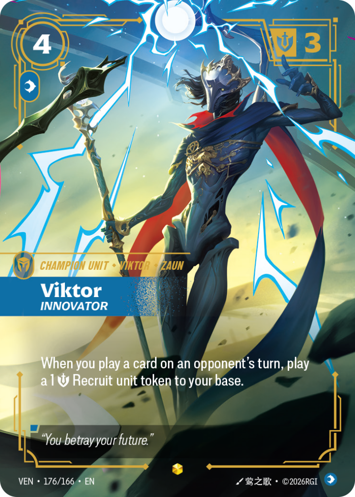 Viktor, Innovator VEN-176/166 – Vendetta – Overnumbered Foil
