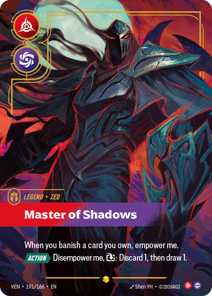 Master of Shadows VEN-191/166 – Vendetta – Overnumbered Foil