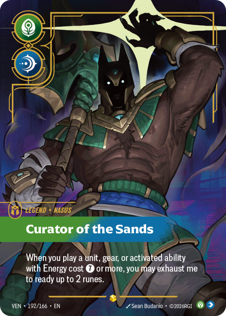 Curator of the Sands VEN-192/166 – Vendetta – Overnumbered Foil