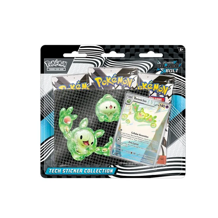 Pokemon - Scarlet & Violet Black Bolt Tech Sticker Blister: Reuniclus