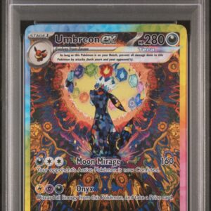 2025 · POKEMON PRE EN-PRISMATIC EVOLUTIONS · UMBREON ex · #161 · PSA MINT 9