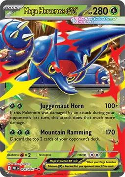 Mega Heracross ex 004/094 – Phantasmal Flames