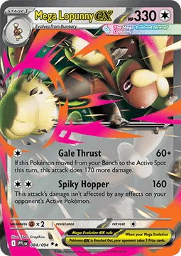 Mega Lopunny ex 084/094 – Phantasmal Flames