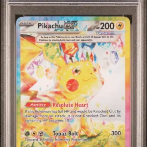 PIKACHU ex 238/191 – Surging Sparks – PSA 8
