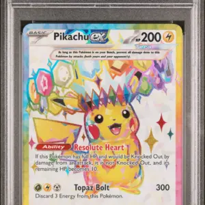 PIKACHU ex 219/191 – Surging Sparks – PSA 9