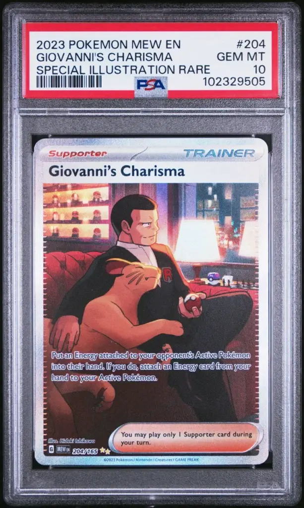 GIOVANNI'S CHARISMA 204/165 – 151 – PSA 10