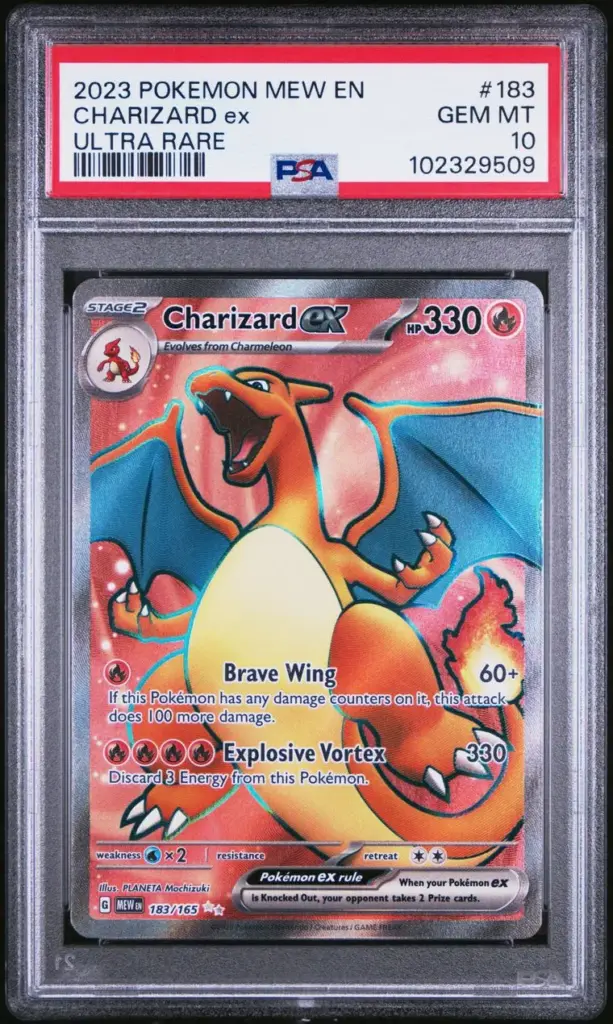 CHARIZARD ex 183/165 – 151 – PSA 10
