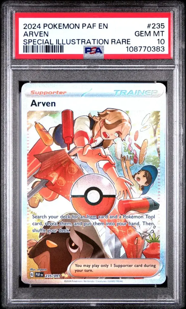 ARVEN 235/091 – Paldean Fates – PSA 10