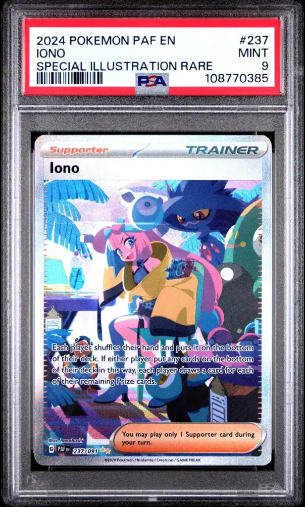 IONO 237/091 – Paldean Fates – PSA 9