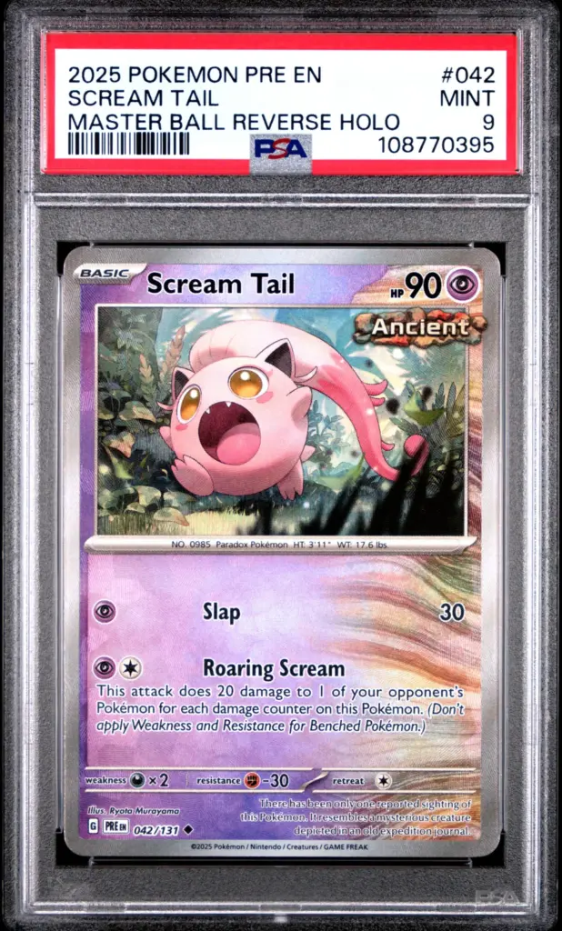 SCREAM TAIL 042/131 – Prismatic Evolutions – PSA 9