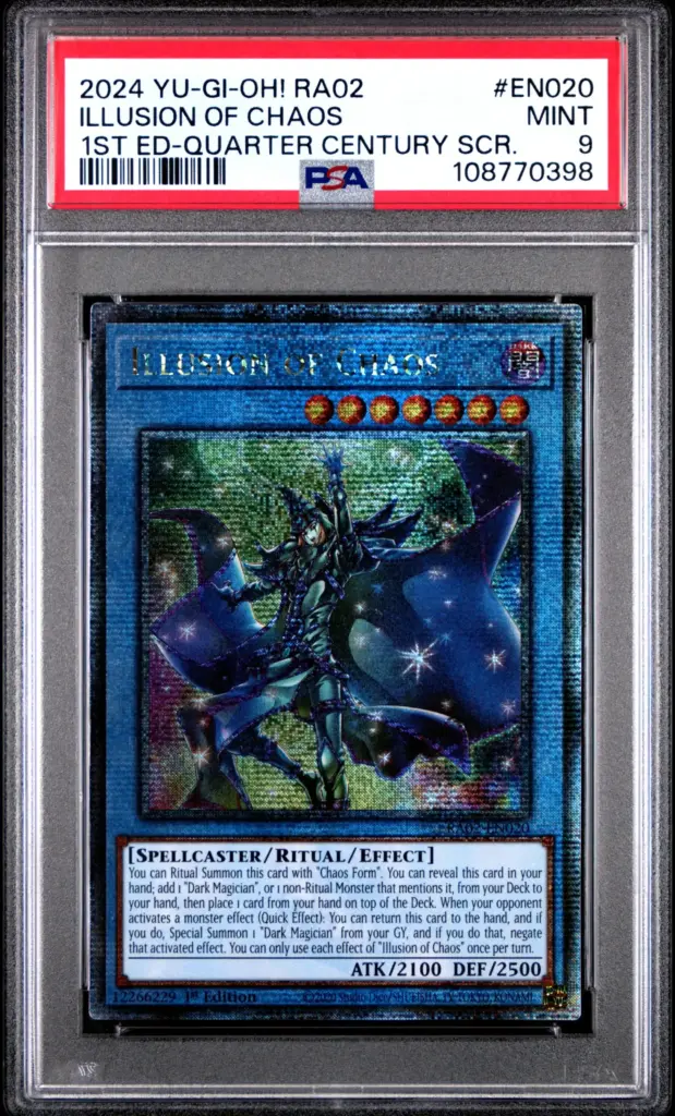 ILLUSION OF CHAOS EN020 – 25th Anniversary Rarity Collection II – PSA 9