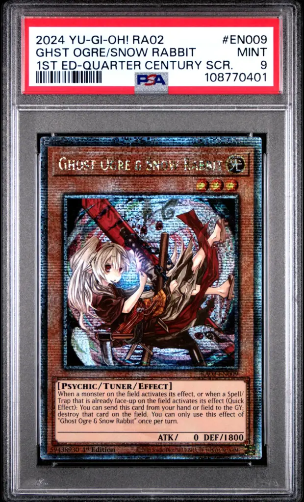 GHOST OGRE & SNOW RABBIT EN009 – 25th Anniversary Rarity Collection II – PSA 9