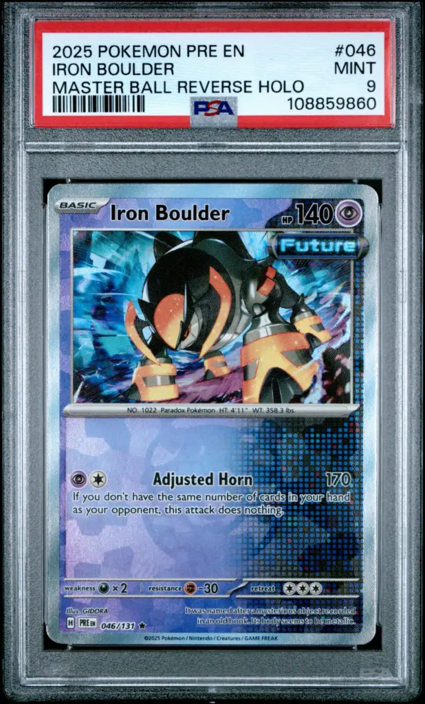 IRON BOULDER 046/131 – Prismatic Evolutions – PSA 9