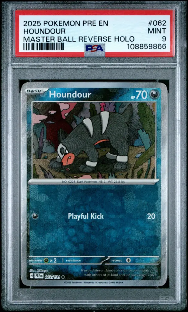 HOUNDOUR 062/131 – Prismatic Evolutions – PSA 9