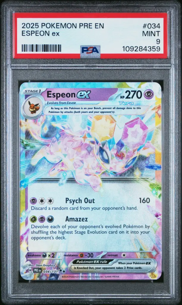 ESPEON ex 034/131 – Prismatic Evolutions – PSA 9