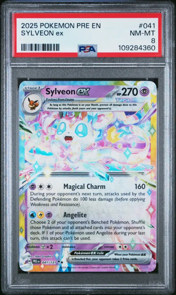 SYLVEON ex 041/131 – Prismatic Evolutions – PSA 8