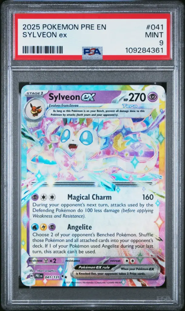 SYLVEON ex 041/131 – Prismatic Evolutions – PSA 9