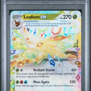 LEAFEON ex 006/131 – Prismatic Evolutions – PSA 9