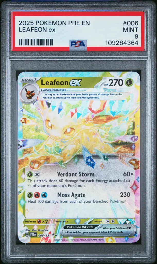 LEAFEON ex 006/131 – Prismatic Evolutions – PSA 9