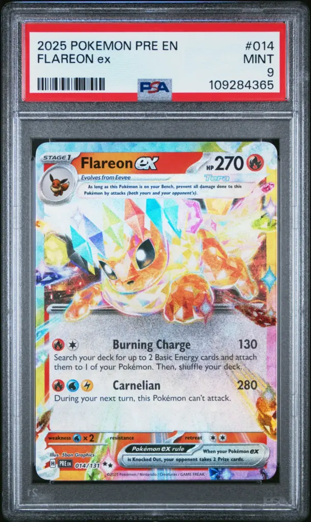 FLAREON ex 014/131 – Prismatic Evolutions – PSA 9