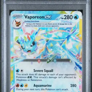 VAPOREON ex 023/131 – Prismatic Evolutions – PSA 9 (109284370)
